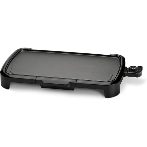 Electric Griddle - Flat Top Nonstick Griddle - Cookware for Breakfast & More - Skillet Griddle with Adjustable Temperature - Kitchen Appliance for Pancakes - 10" x 20" Cooking Surface