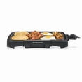 thumbnail image 1 of Electric Griddle with Large Nonstick Cooking Surface, Adjustable Temperature Control and Even Heating for Pancakes, Eggs, Bacon, Sandwiches and Everyday Breakfast Meals, Black, 1 of 10