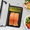 thumbnail image 1 of Electric Griddle for Toasting Sandwiches, Various Snacks - Black/Stainless Steel (260 x 170mm), 1 of 5