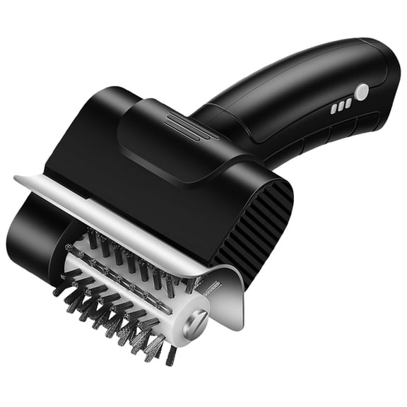 Electric Grill Brush, Heavy-Duty Cordless Bbq Brush with Stainless Steel Bristles, Rechargeable Battery, Motorized Grill Cleaner for Grates, Griddles and Smoker