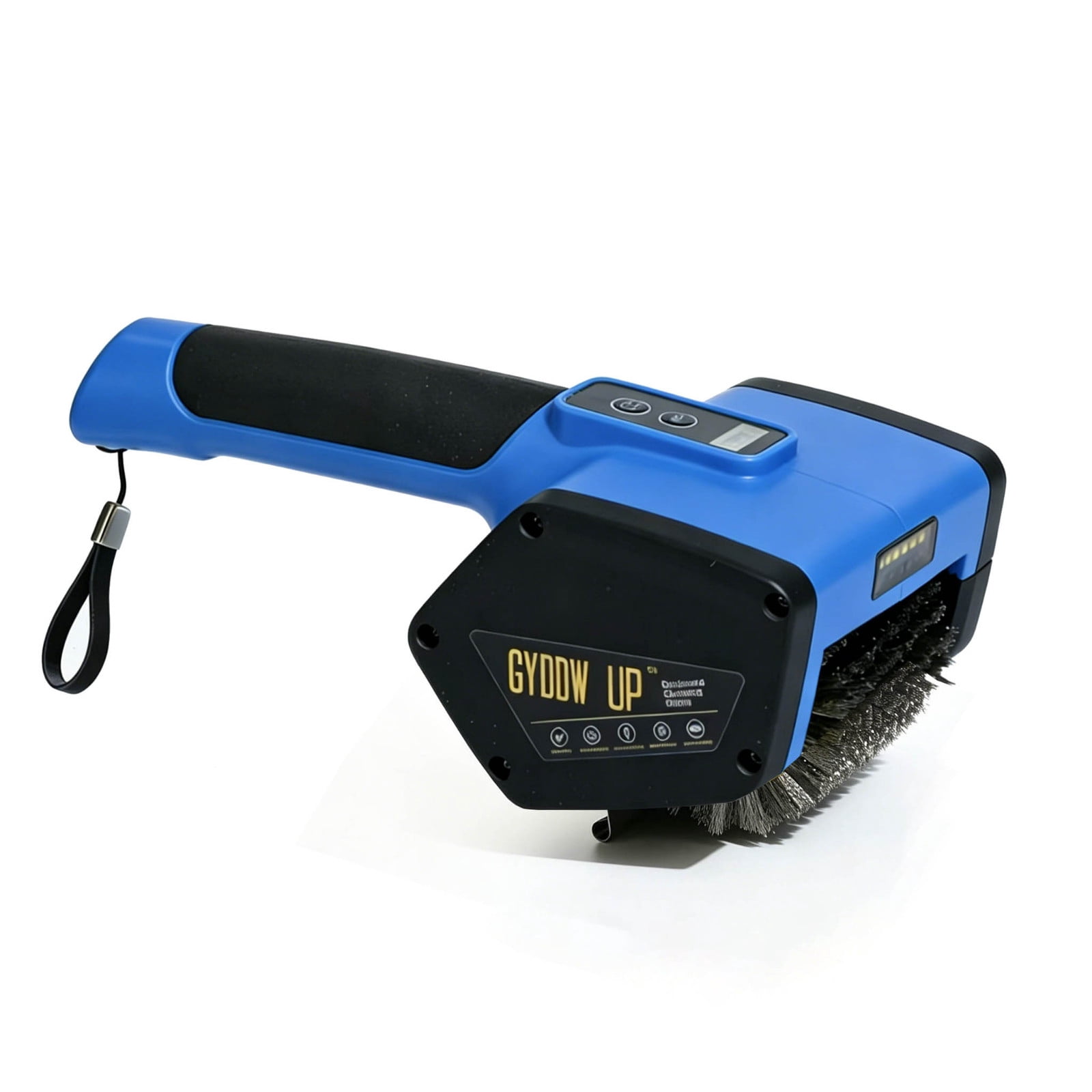 Electric Grill Brush for Outdoor Grill, No Preheating Grill, 304 Stainless Steel Bristle, Rechargeable Cordless BBQ Grill Cleaner with LED Light, with Power Cord, Electric Brush and User Manual