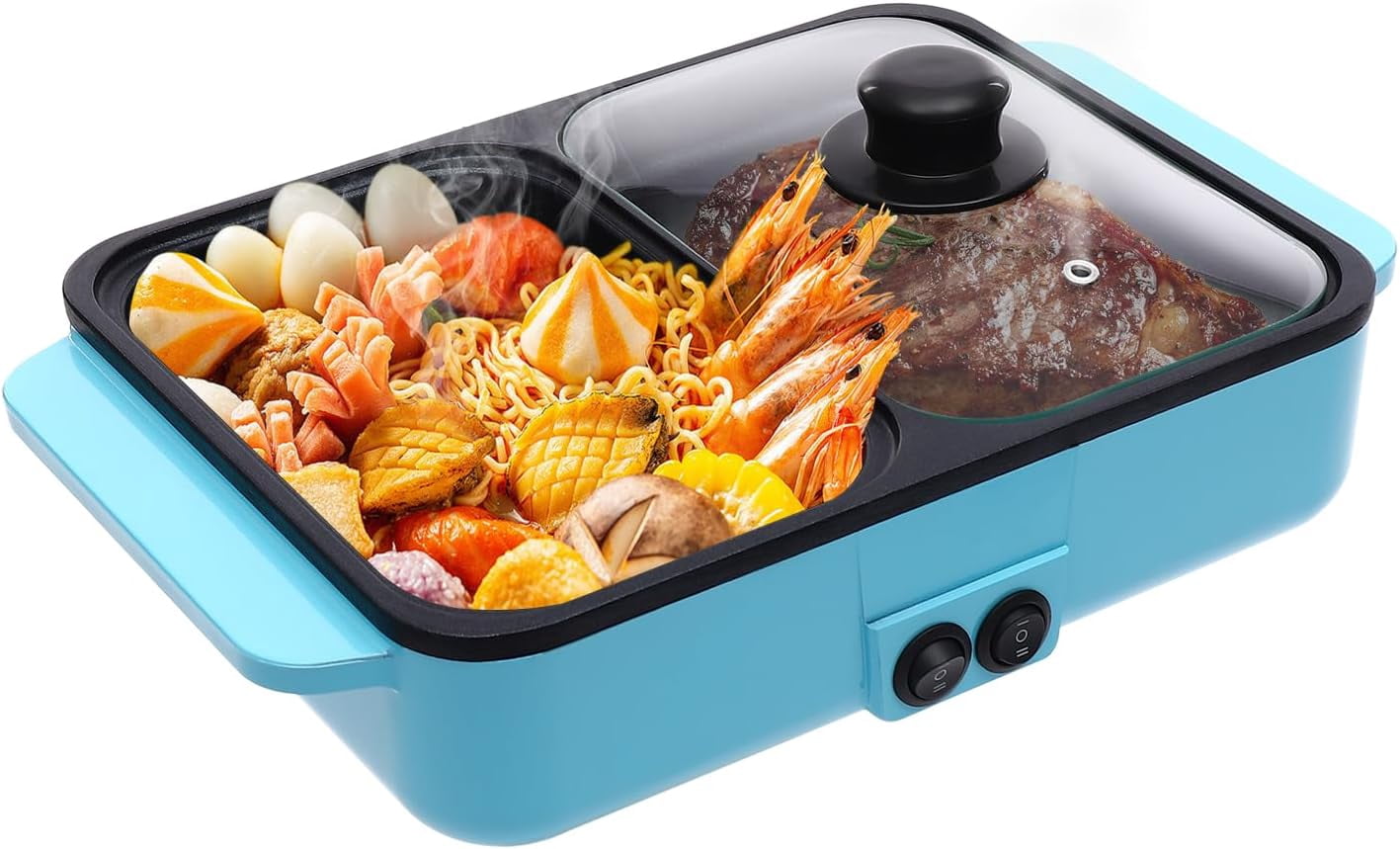 Hotpot: zelf vlees en vis koken in bouillon