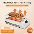 thumbnail image 1 of Electric Grill Smokeless Grill w/Removable Grill&Oil Drip Tray,Adjustable Temperature 50-300℃/122-572℉, 1 of 7