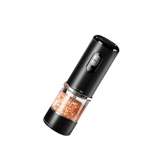 Electric Grinder Adjustable Multifunction Salts and Pepper Mill Set 100ml Clear Container For Pepper Salts Coffee