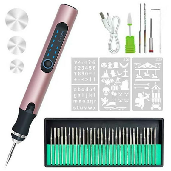 Electric Grinder Mini Engraving Machine Sharpening Pen Adjustable Speed For Drilling Carving Grinding Power Tool Kit