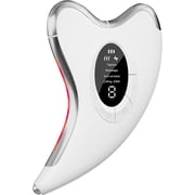 Electric Gua Sha, Face Massager with EMS 45 C Heat & Vibration, 9 Levels with LED Blue, Yellow, Red Light, 4 Modes Face Massager for Face, Anti Wrinkle Anti Ageing