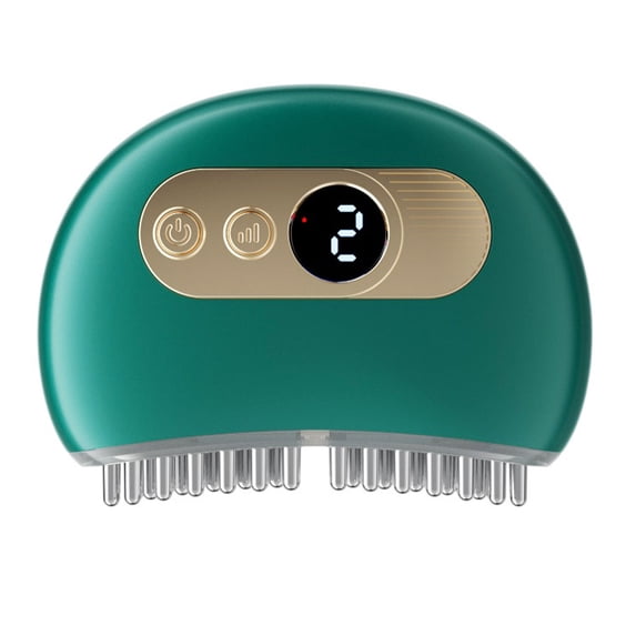 Electric Gua Sha Massager Scraping Sculpt 9 Gears Temperature Heating Adjustable Portable Electronic Gua Sha Massager Brush Green
