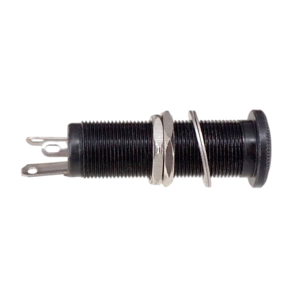 Electric Guitar Bass 1/4Inch Barrels Jacks Cylinder Input/Output Mono Active Long Threaded Jacks Socket Guitar Accessory