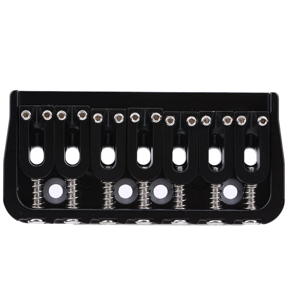 Electric Guitar Bridge 7 Strings GA891 Fixed Musical Accessories Black Zinc Alloy