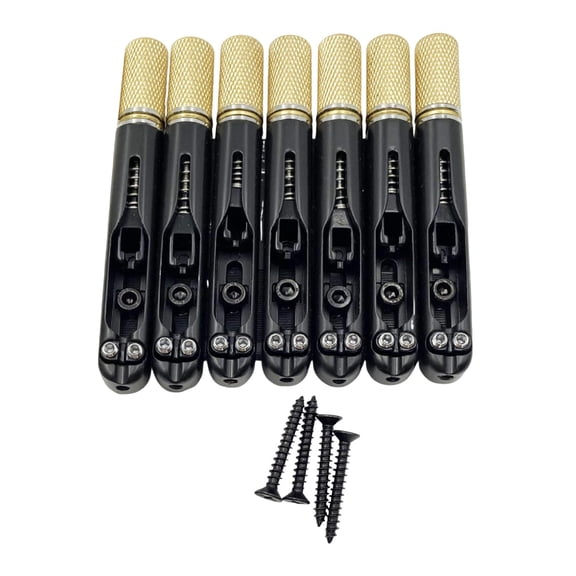 Electric Guitar Bridge Headless String Retainer Wrench Metal Parts Compact Fit for 7 String Guitar Players