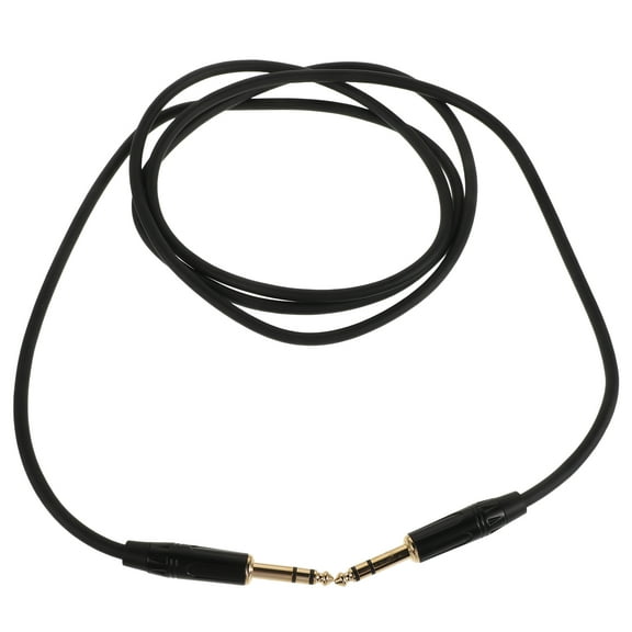 FONDOTIN Black Guitar Connecting Cable Male to Male with Low Interference for Electric Acoustic and Bass Guitars