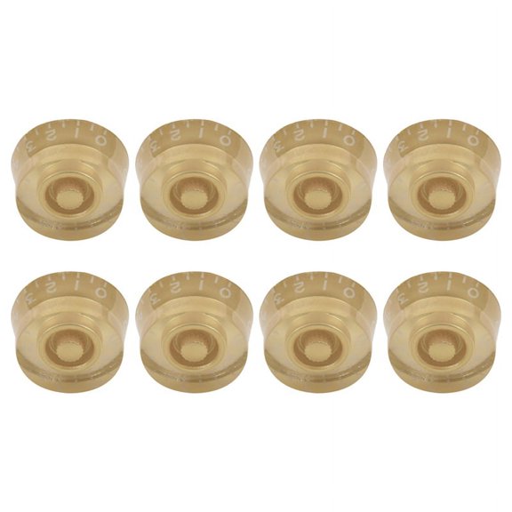 Electric Guitar Control Speed Knobs for LP Knob Parts Replacement Gold 8 Pcs
