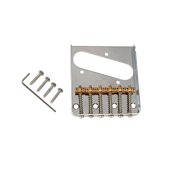 Electric Guitar Fixed Bridge Pickup Bridge 6 Strings Bridge Plate Electric Guitar Bridge Set for Electric Guitar Bridge