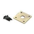 thumbnail image 1 of Electric Guitar Flat Bottom Metal Jacks Plate Square Jackplate with Screws, 1 of 8