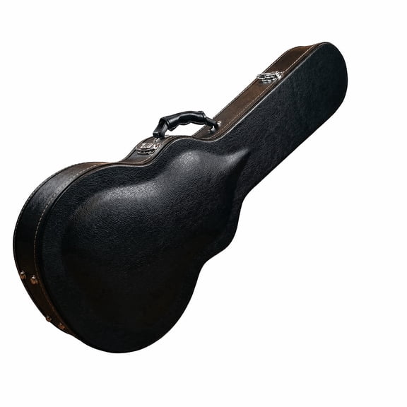 Electric Guitar Hard Case for GLP Les Paul Style, Micro-Textured Shell with Locking Latches, Durable and Protective, Black