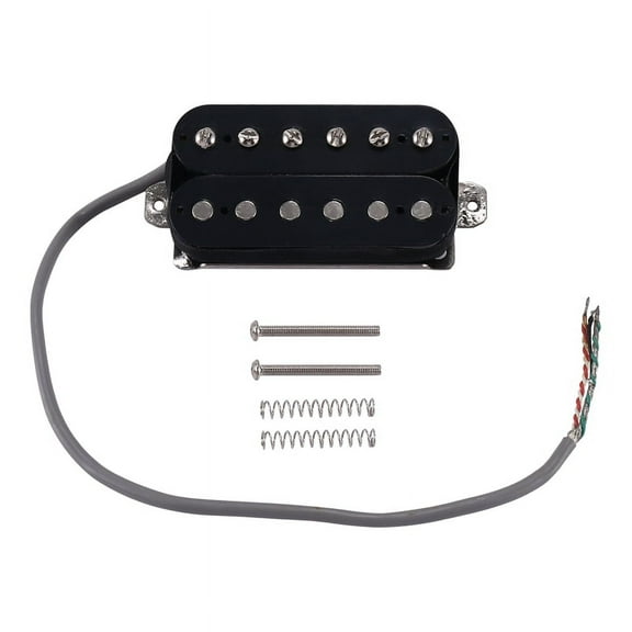 Electric Guitar Humbucker Pickups Bridge Alnico V Black
