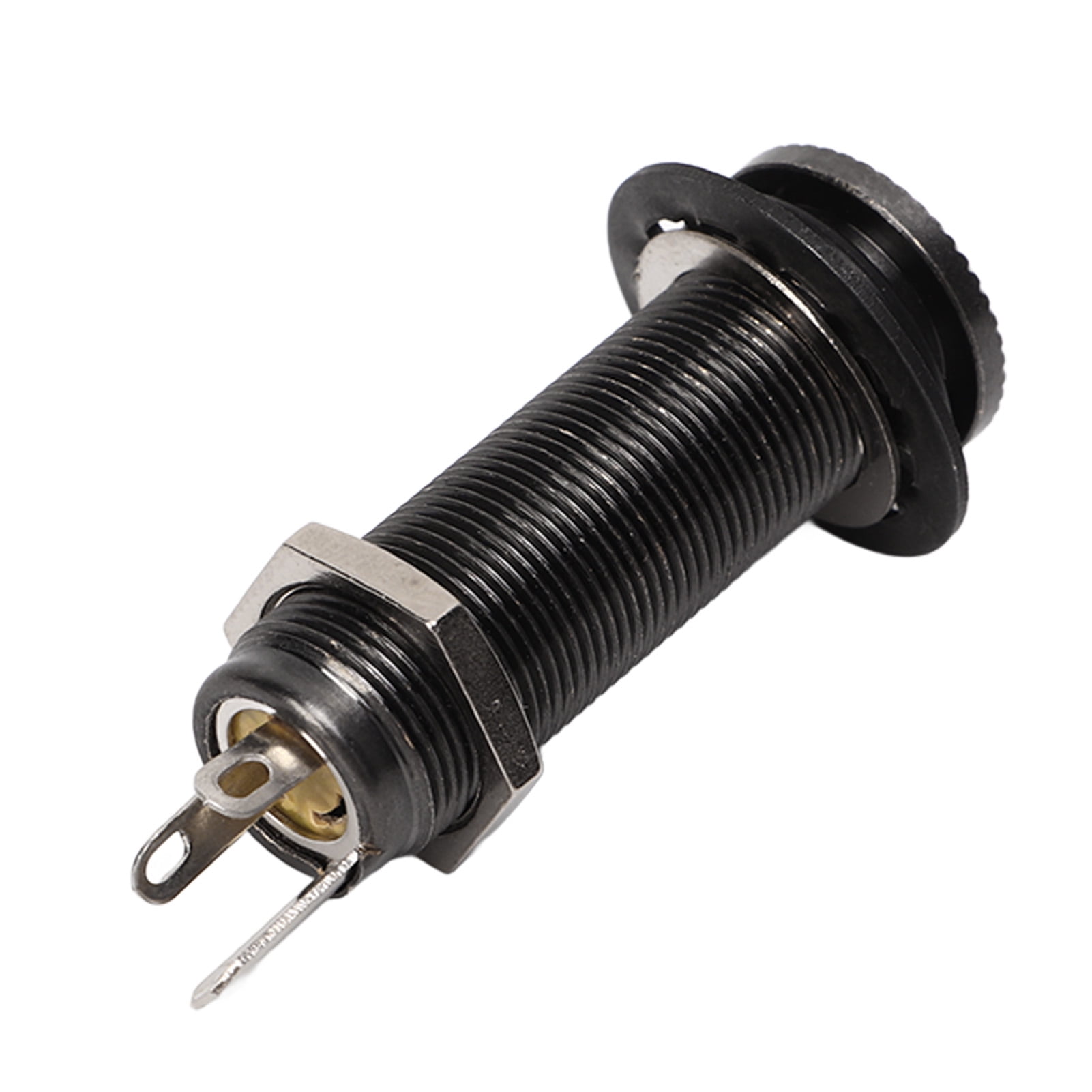 Electric Guitar Jack, Guitar Threaded Jack Replacement Brass Straight