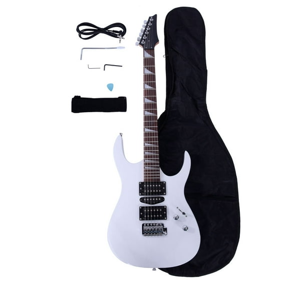 Electric Guitar for Kids, Gift Classic Rock 'N' Roll Musical Instrument Electric Guitar for Children, 170 Burning Fire Style Professional Electric Guitar Set for Child Boys Girls