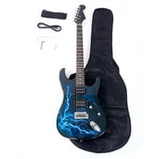 Electric Guitar for Kids, Gift Classic Rock N Roll Musical Instrument Electric Guitar for Children, Lightning Style Professional Electric Guitar Set for Child Boys Girls