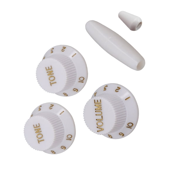 Electric Guitar Knobs Set Replacement Knobs Volumes and Tone Knobs Plastic Texture Perfect for Volumes and Tone Control