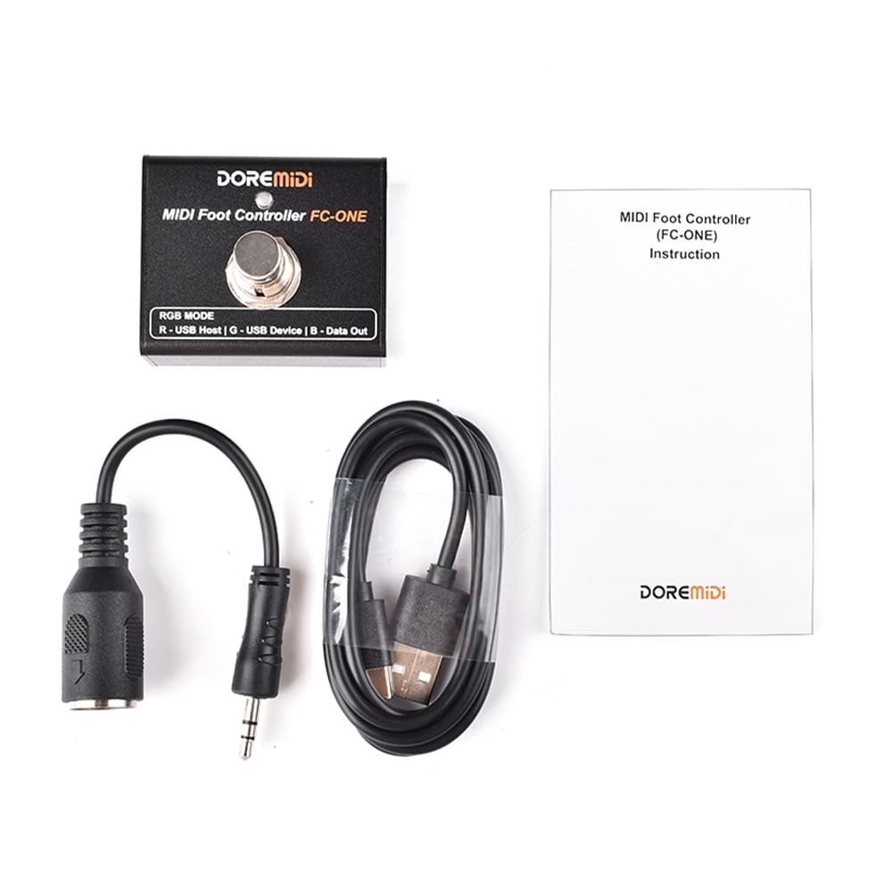 Electric Guitar MIDI Effects Pedal Electric MIDI Foot Controller Electric Guitar MIDI Effects Pedal Plug and Play MIDI Output Ports DIY CC/PC/NOTE Messages Various Trigger Modes Portable MIDI Device