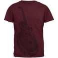 thumbnail image 1 of Electric Guitar Mens T Shirt Maroon 2XL, 1 of 1