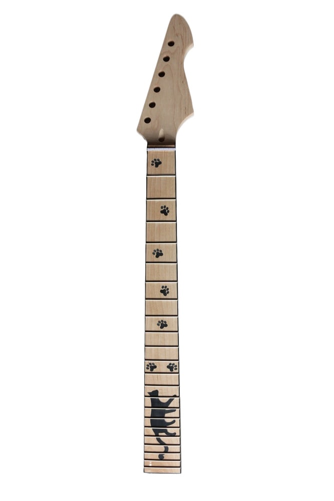 CAZARU 22 Tasti Chitarra elettrica Manico in Acero Tastiera