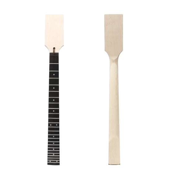 Electric Guitar Neck 24 Fret 25.5inch Maple Neck Ebony Fretboard for Replacement