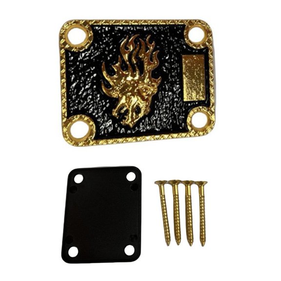 Electric Guitar Neck Backing Plate Bass Neck Strength Connect Board Joint Plate Guitar Neck Joint Board Instruments Accessories