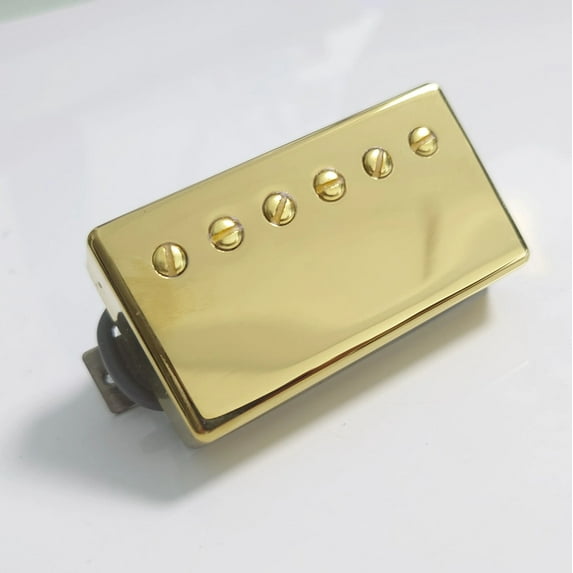 Electric Guitar Neck & Bridge Pickups Set Alnico 5 Humbucker Pickup Set for LP Guitar Parts,Chrome/Gold Choose