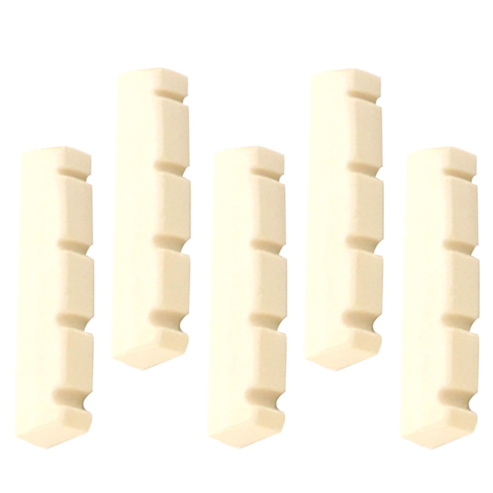 Electric Guitar Nut Four String Pillow Bridge Nuts Slotted Adjustable