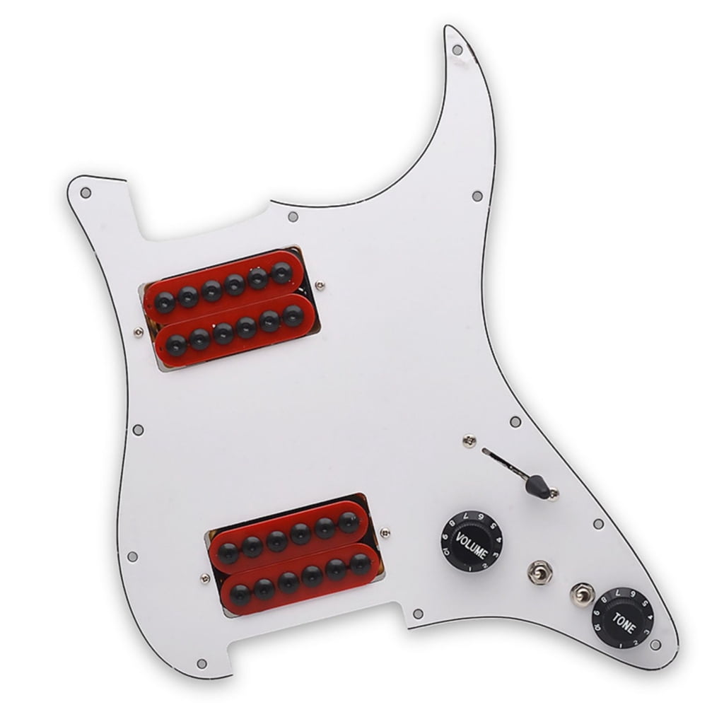 Electric Guitar Pickguard Assembly Scratch Plate Guitar Accessory Guitar Back Plate Scratchplate Suitable for Guitar