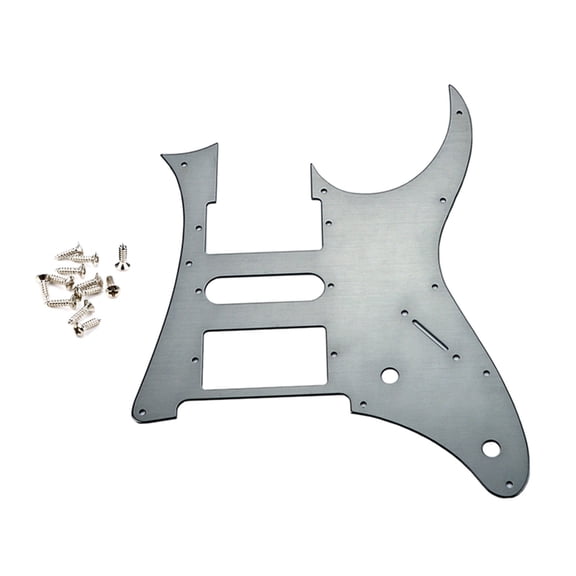 Electric Guitar Pickguard Back Plate Pickup Covers Scratchplate Assembly Metal Texture Guitar Faceplate for Guitar