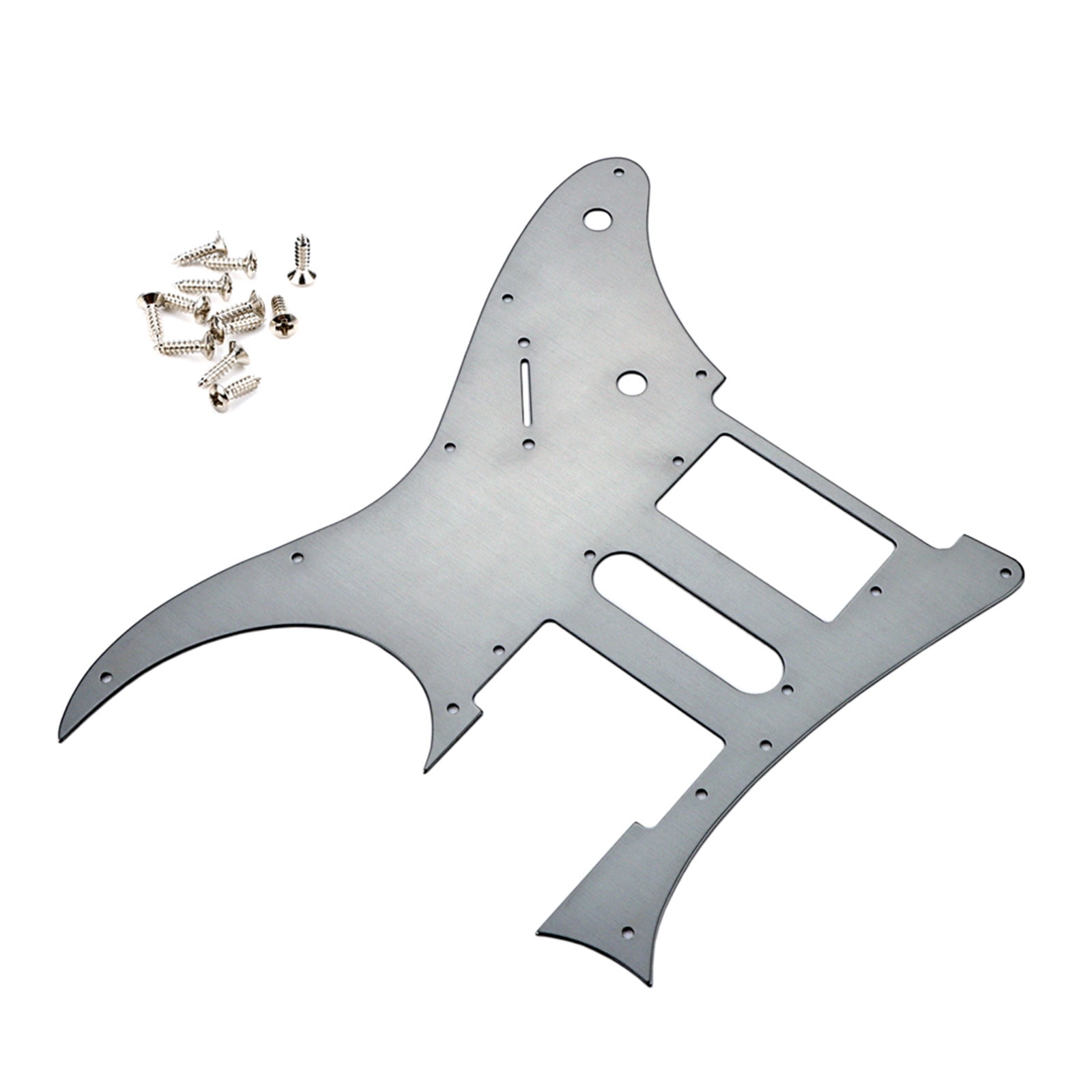 Electric Guitar Pickguard Guitar Scratch Plate Guitar Part Protective Guard Metal Texture Guitar Faceplate for Guitar