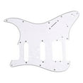 thumbnail image 1 of Electric Guitar Pickguard PVC Plastic Guard Scratch Board Front Plate Panel Cover Instrument Accessories White Pearl Color GSSH66, 1 of 8
