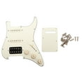 thumbnail image 1 of Electric Guitar Pickguard White Loaded Guitar Pickguard Scratch Plate for Practice Performance SSH20, 1 of 8