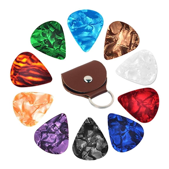 Electric Guitar Picks 10 Pack With , Perfect For Electric Acoustic And Bass Guitars And Even For Ukulele