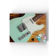 thumbnail image 1 of Electric Guitar Picks And Disk Wrapped Canvas  -Image by Shutterstock,, 1 of 2