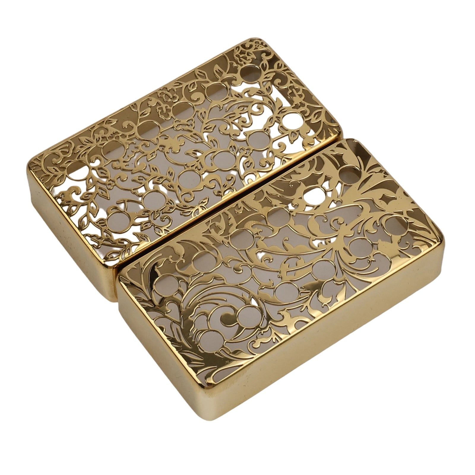 Electric Guitar Pickup Replacement Cover Guitar Pickup Protective Lid Humbucker Shell Guitar Hardware Part Brass Texture