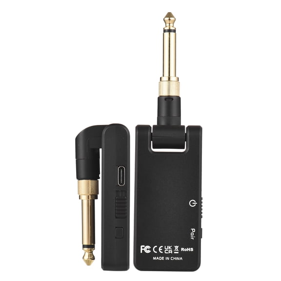 Electric Guitar Receiver Transmitter Receiver Wireless Transmit System Electric Guitar Receiver Transmitter Built in Battery with Charging Box 3.5mm 6.35mm Plug for Guitar Bass