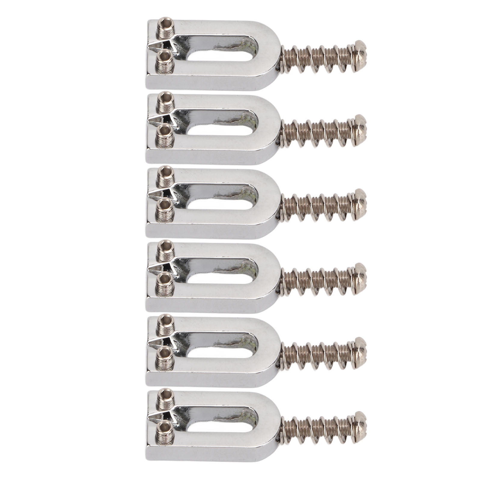 Electric Guitar Saddles Block, U Shaped Roller Bridge Saddle Screw