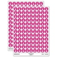 thumbnail image 1 of Electric Guitar Silhouette 200+ Round Stickers - Hot Pink - Gloss Finish - 0.50" Size, 1 of 3