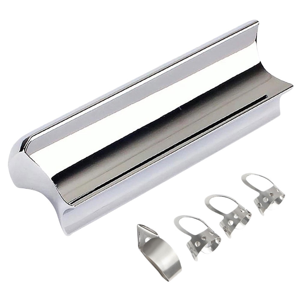 Electric Guitar Sound Bar Stainless Tone Bars Guitars Lap Steel Slide Hardchrome Plated Finger