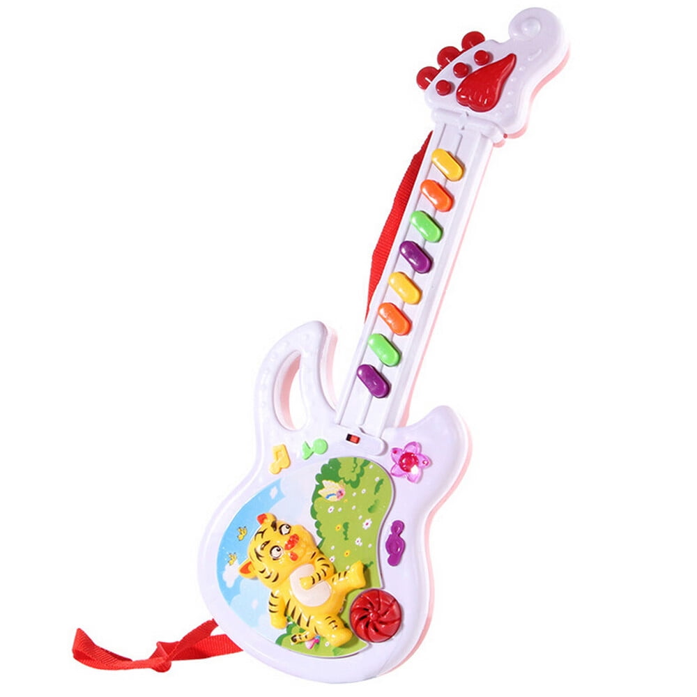Electric Guitar Toy Musical Play For Kid Boy Girl Toddler Learning