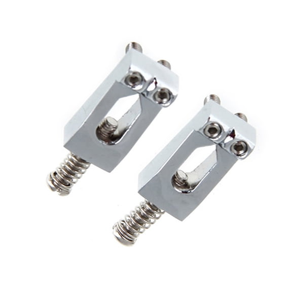 Electric Guitar Tremolo Bridge Saddles Precise Adjustable Durability Metal Materials Broad Ranges