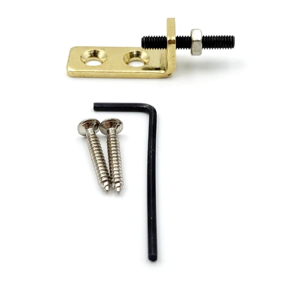 Electric Guitar Tremolo Bridge Stabilizer Brass Tremolo Stopper with Screws