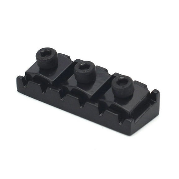 HOMEMAXS Electric Guitar Tremolo System Bridge Locking Nut String Lock Double Lock System (Black)