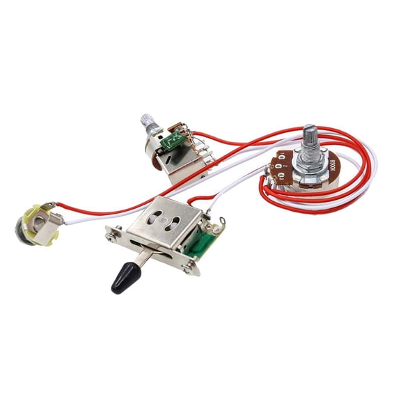 Electric Guitar Wiring Harness Prewired for Guitar Parts Toggle Switch 500K