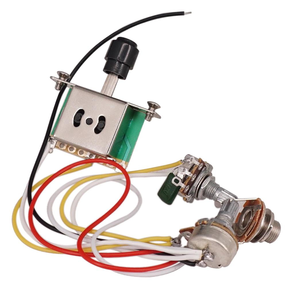 Electric Guitar Wiring Harness Way Toggle Switch 1 Volume 5 Pot ...