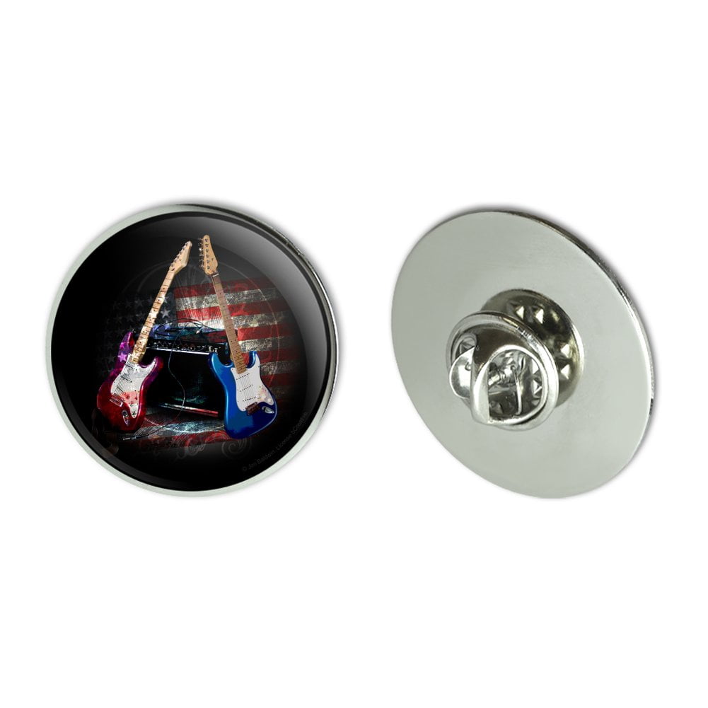 Electric Guitars American USA Flag Rock and Roll Red White Blue Metal 1 ...